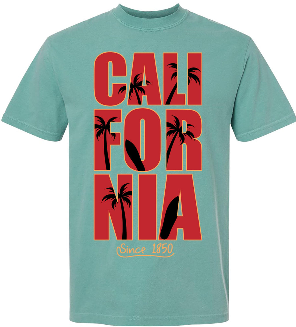 Comfort Colors 1717 Printed T-Shirt California Graphic Short Sleeve Tees