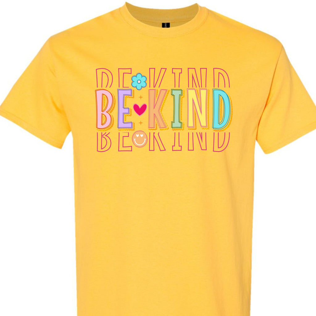 Be Kind Shirt for Women Men, Retro Kindness Graphic Tee, Inspirational Positive Quote, Positiveness