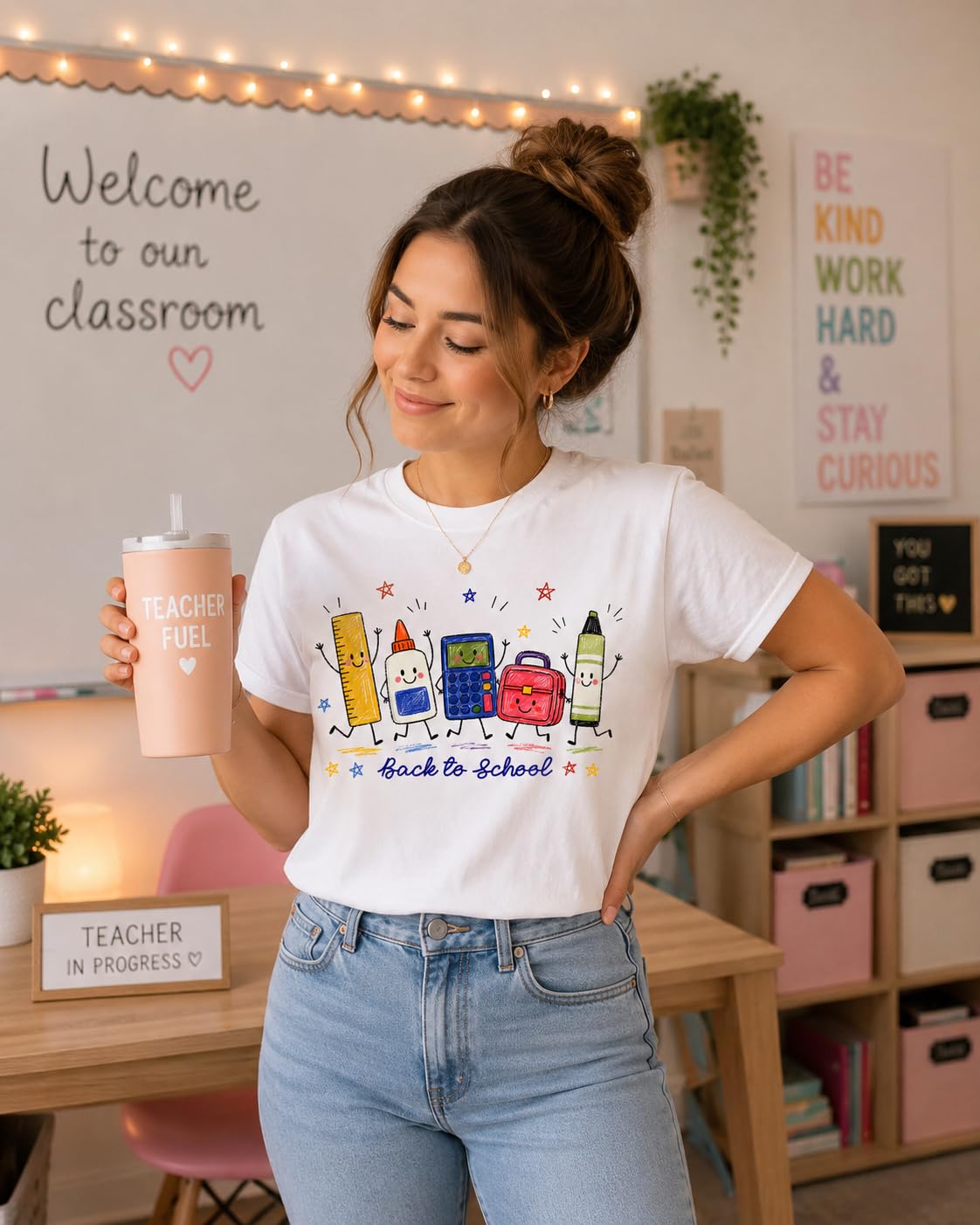 Back to School Graphic Tee for Teachers and Students