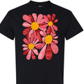 Cute Pink Floral Graphic Tee for Women, Vintage Daisy Flower T-Shirt, Spring Summer Casual Shirt