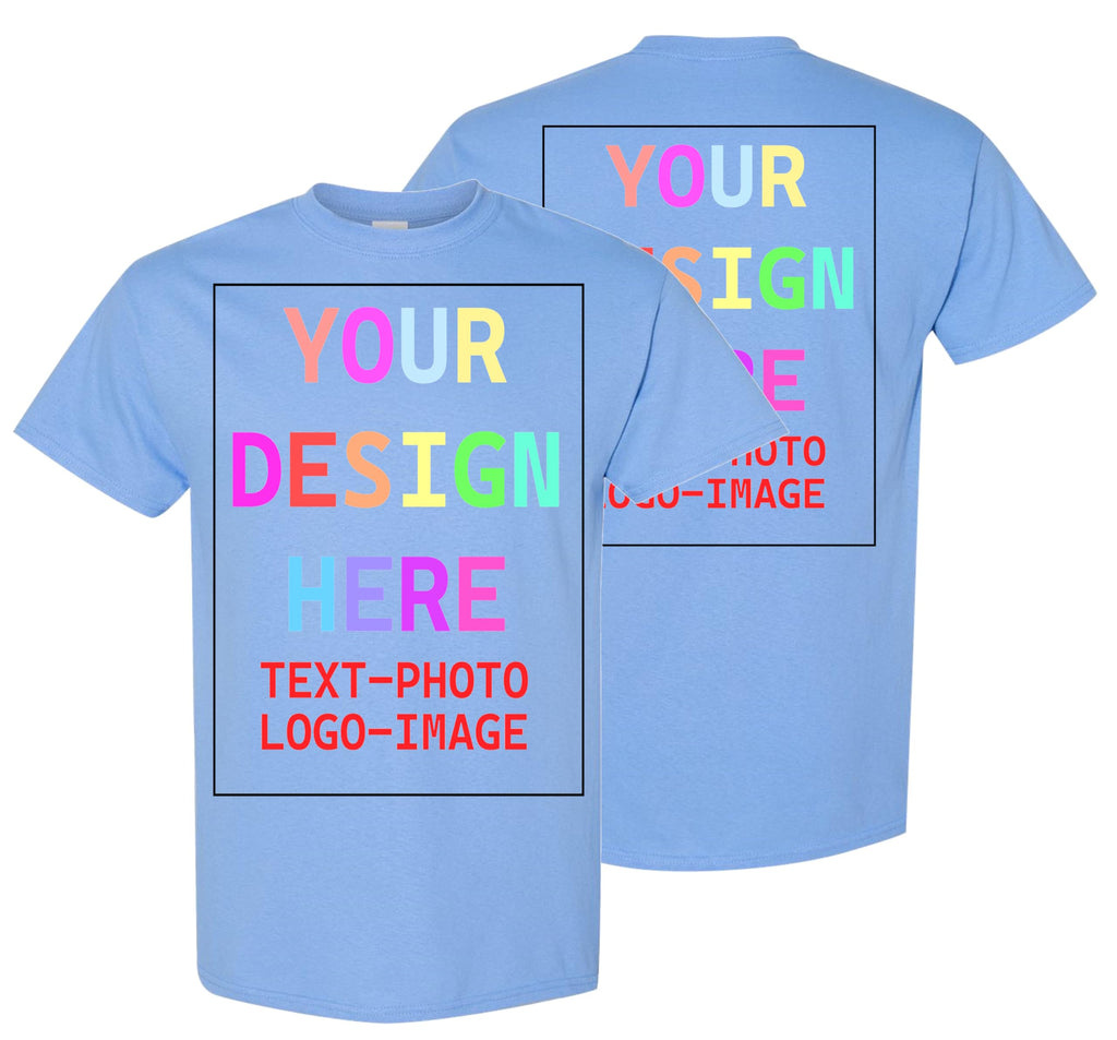 Custom T-Shirt for Men and Women, Design Your Own, Personalized Tee, Add Your Text Photo