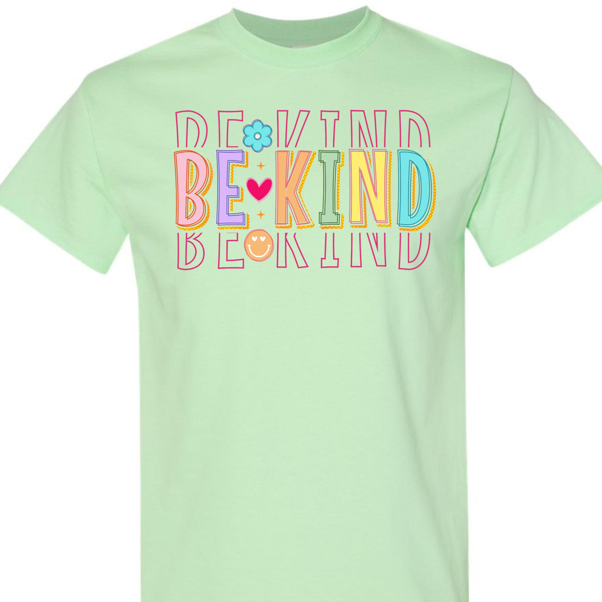 Be Kind Shirt for Women Men, Retro Kindness Graphic Tee, Inspirational Positive Quote, Positiveness