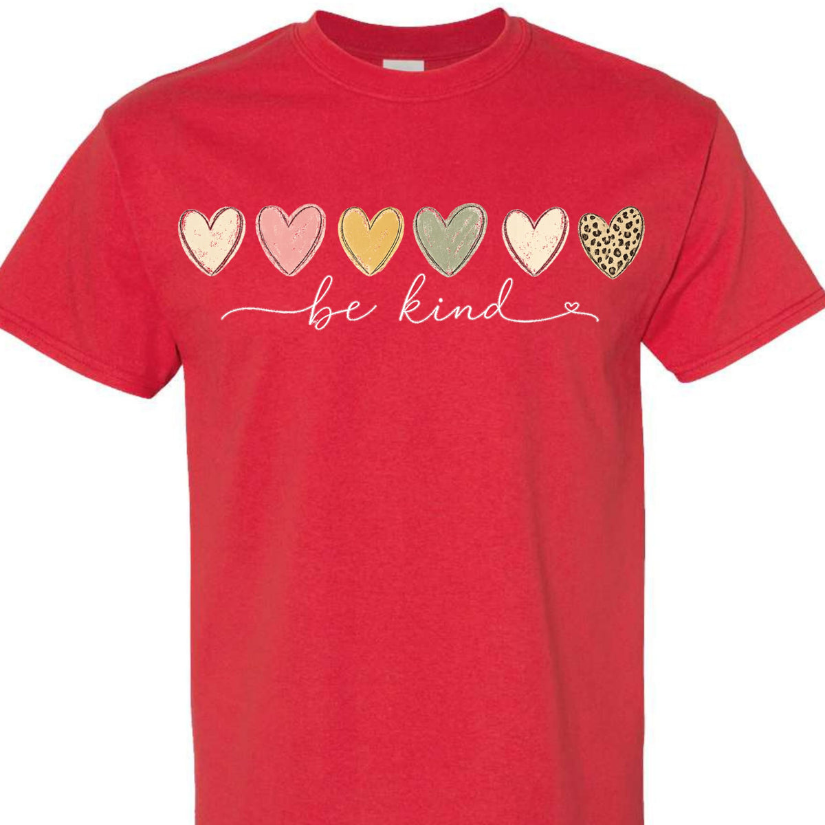 Be Kind Shirt for Women, Cute Heart Graphic Tee, Inspirational Kindness, Aesthetic Vintage Style, Casual for Teens