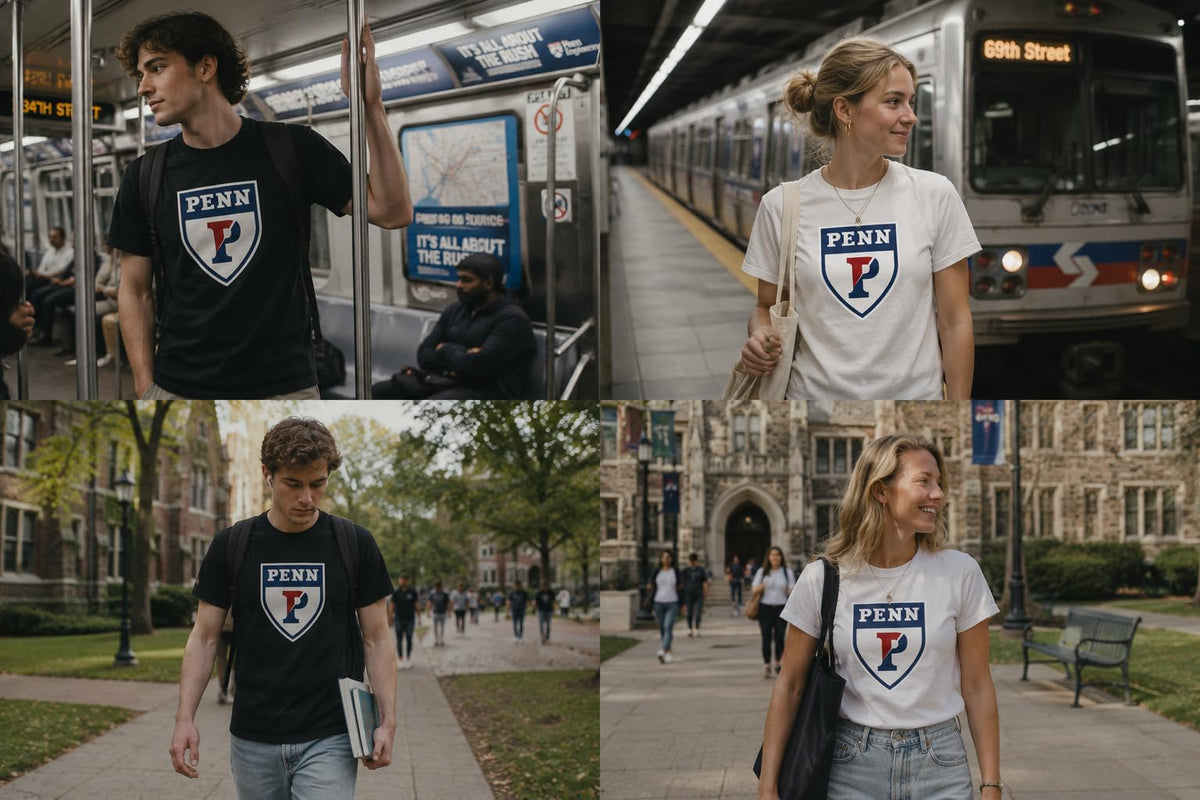 Penn Shirt, University of Pennsylvania Logo T-Shirt, Ivy League College Graphic Tee, Penn Alumni Gift,Unisex