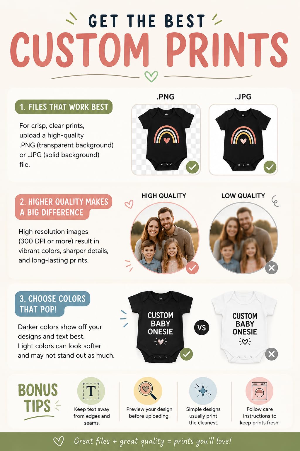 World and Space Custom Personalized Baby Bodysuit for Boys & Girls