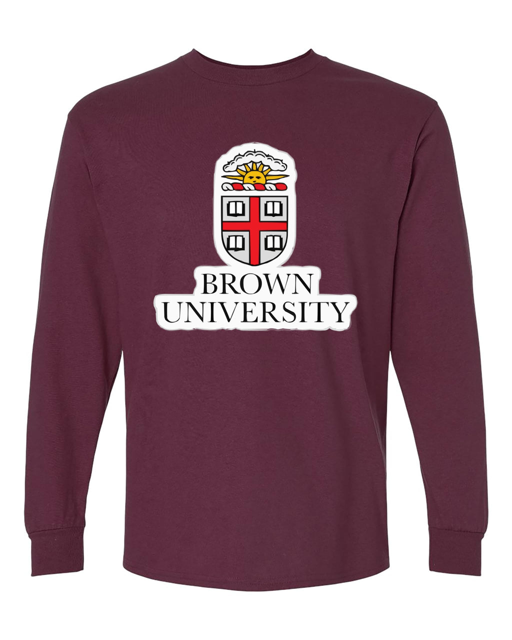World and Space University College Heritage Logo Cotton T-Shirt, Long Sleeve, Unisex