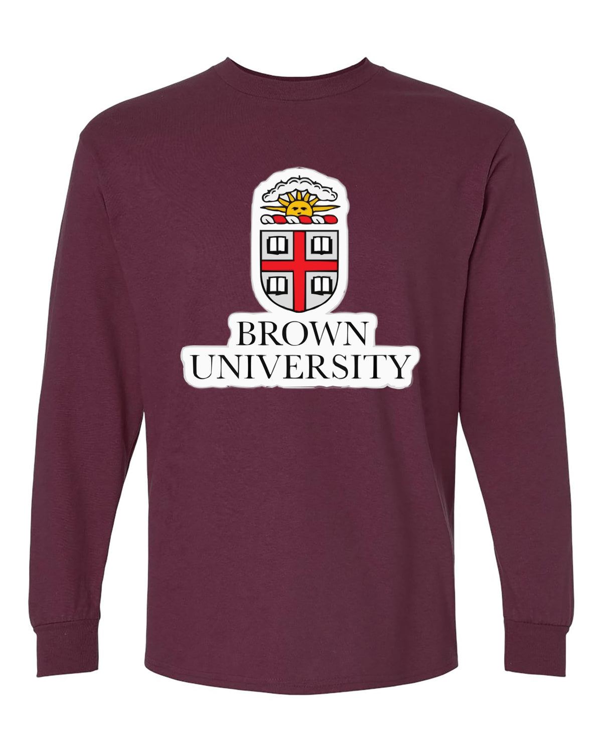 World and Space University College Heritage Logo Cotton T-Shirt, Long Sleeve, Unisex