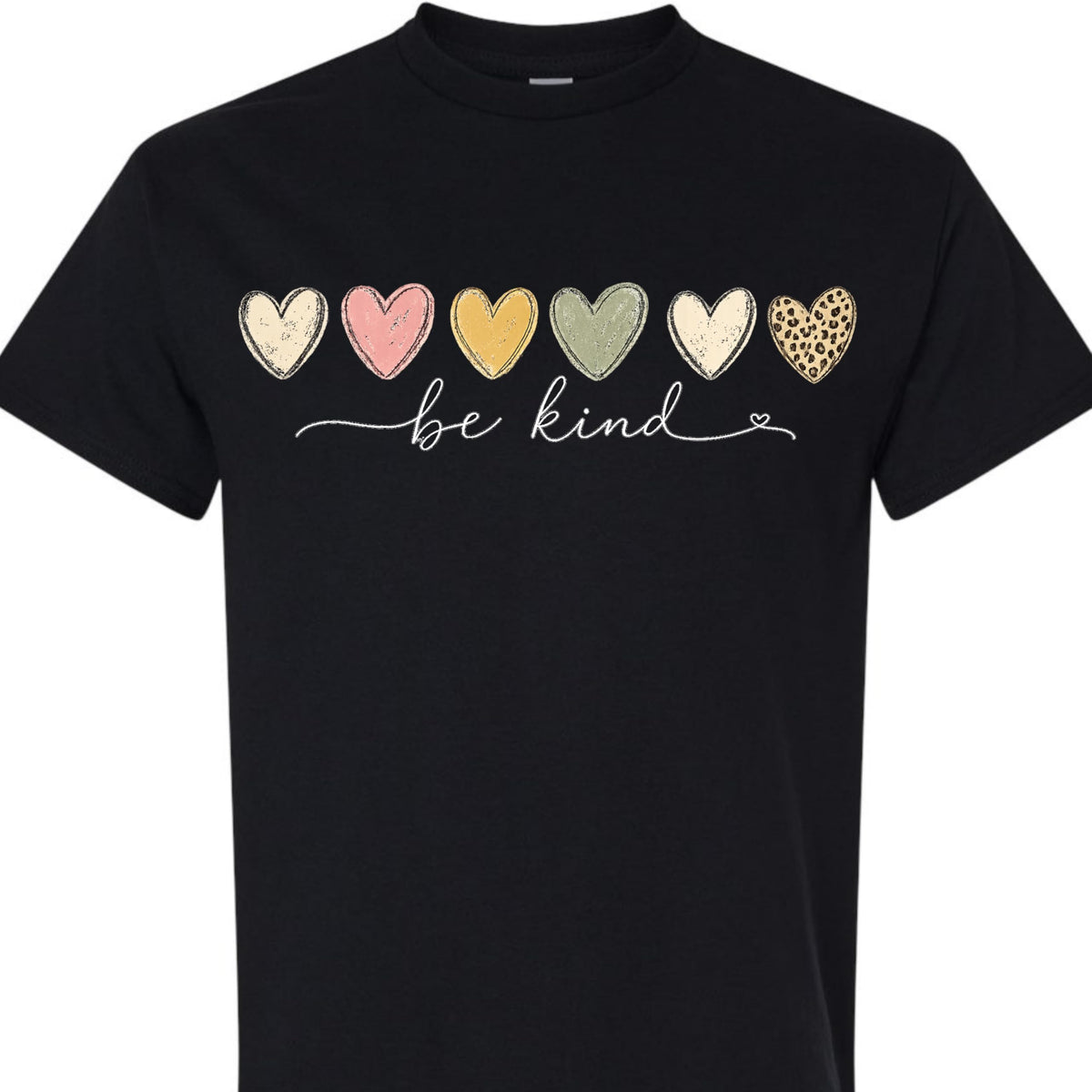Be Kind Shirt for Women, Cute Heart Graphic Tee, Inspirational Kindness, Aesthetic Vintage Style, Casual for Teens