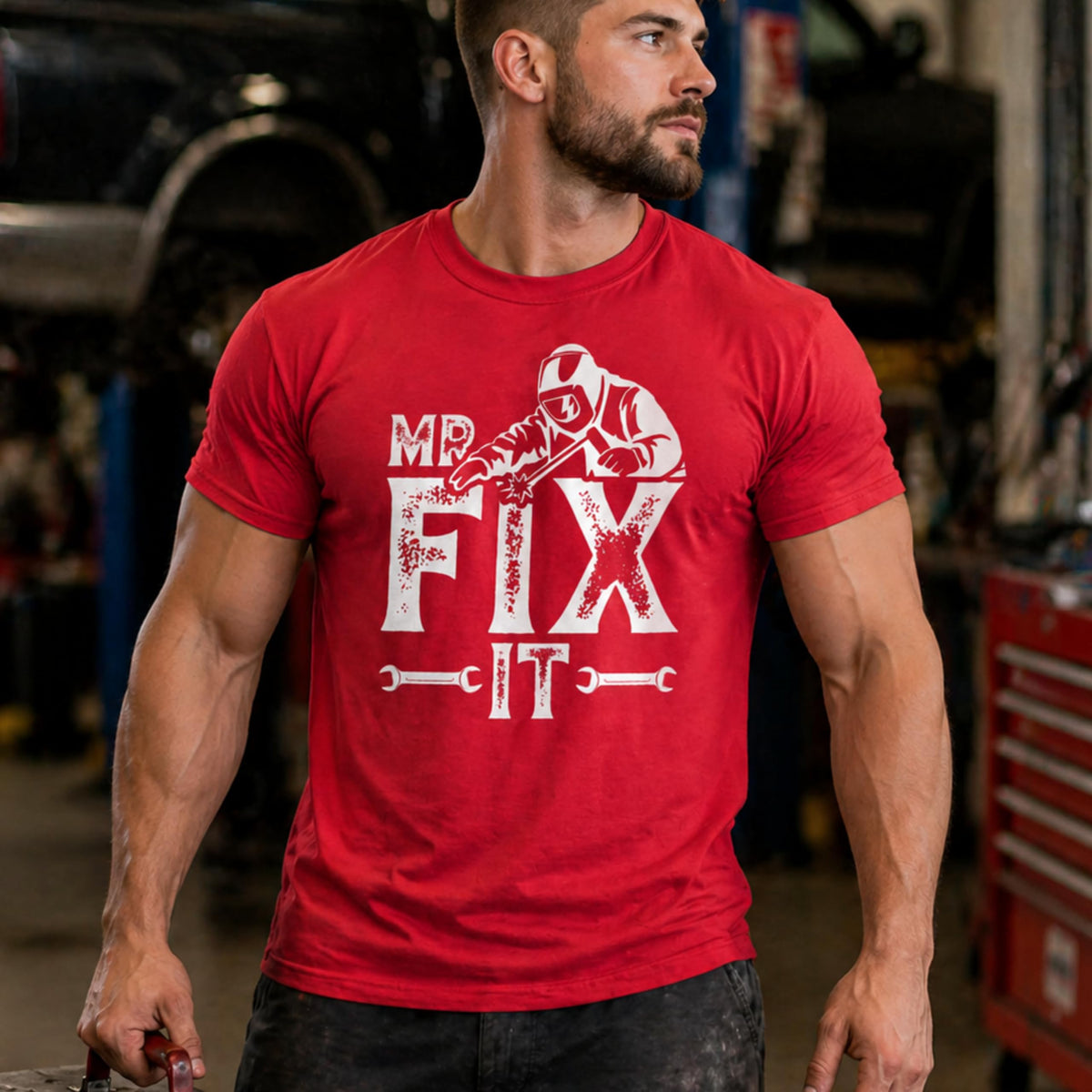 Mr Fix It Shirt, Funny Mechanic Tee for Dad and Husband