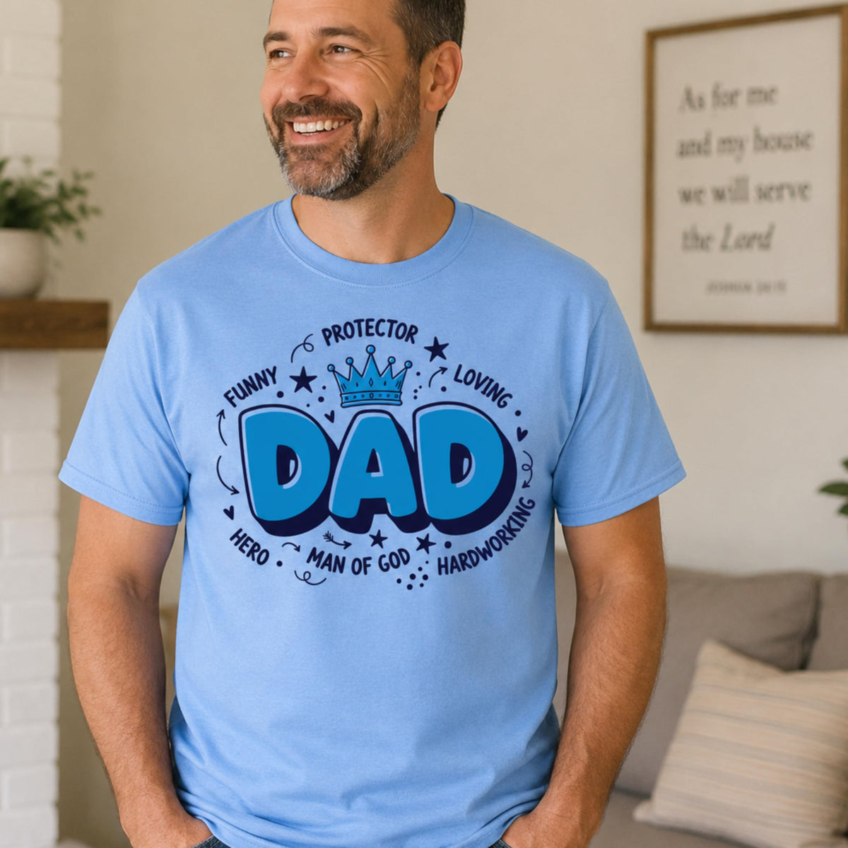 Dad Shirt Funny Graphic Tee for Men, T-Shirt
