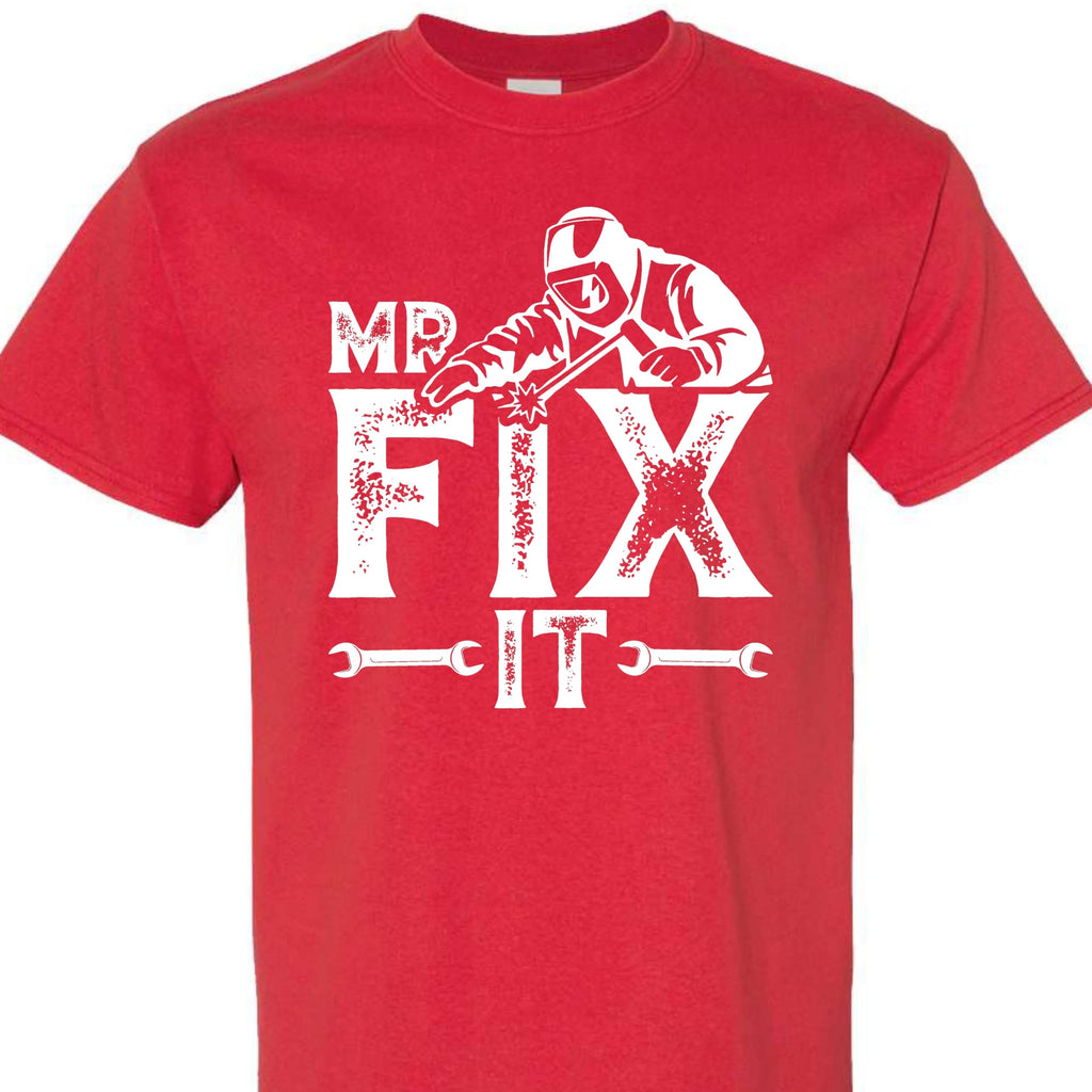 Mr Fix It Shirt, Funny Mechanic Tee for Dad and Husband