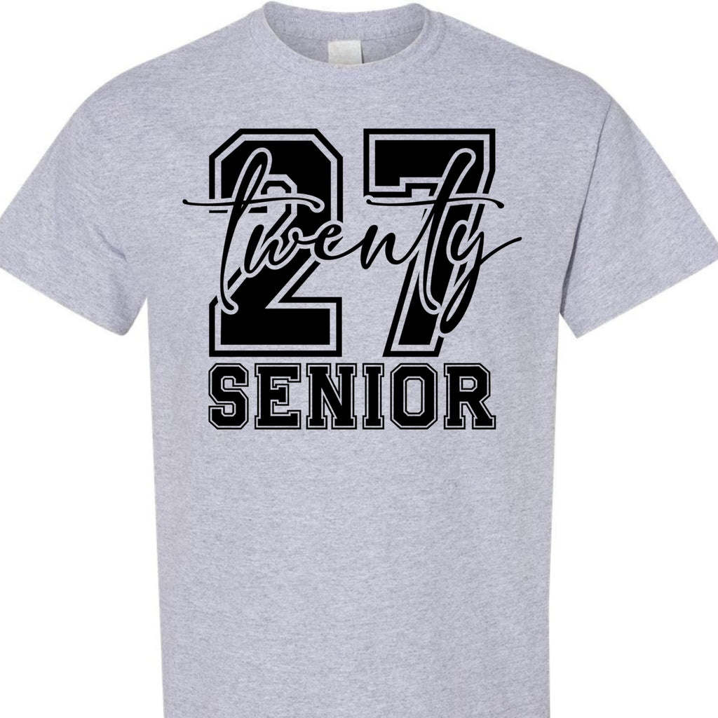 World and Space Senior 2027 T-Shirt for Teen Girls, Class of 2027 Graduation Tee, Trendy Senior Year Outfit
