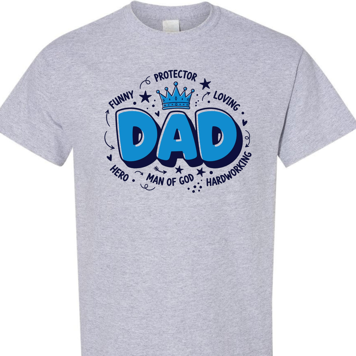 Dad Shirt Funny Graphic Tee for Men, T-Shirt