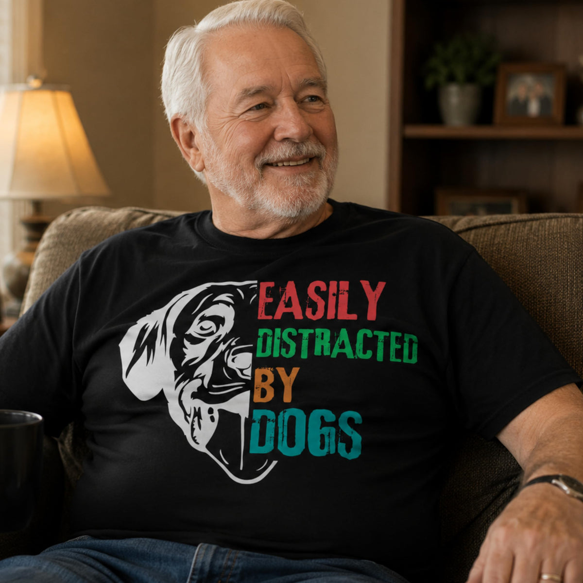 Funny Dog Lover Graphic Tee for Men and Women, Cute Puppy Design, Pet Owner Gift