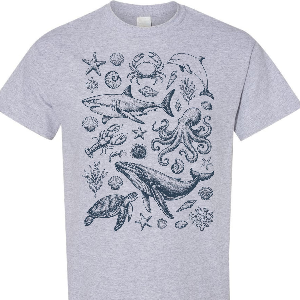 Women's Graphic T-Shirt, Casual Summer Beach Vacation Tee, Cute Coastal Top, Beachwear