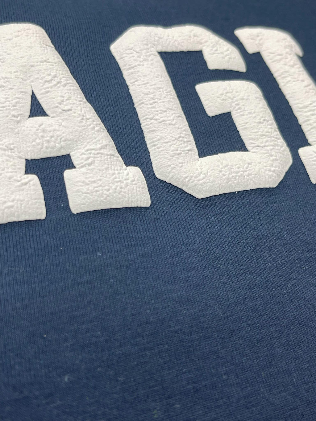 Custom Puff Print T-Shirt, 3D Embossed Spirit Shirt, Personalized Team Shirt, Trendy Puff Tee for College, School, Girls Trip