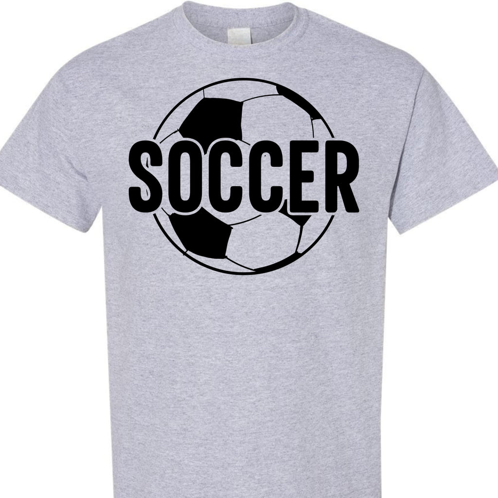 Funny Soccer Player Shirt, Cool Soccer Ball Graphic Tee for Adults
