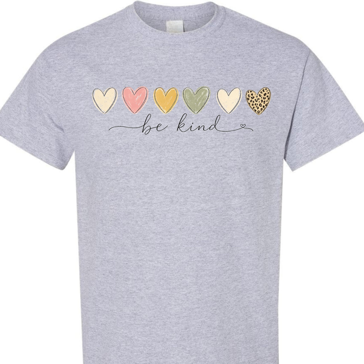 Be Kind Shirt for Women, Cute Heart Graphic Tee, Inspirational Kindness, Aesthetic Vintage Style, Casual for Teens