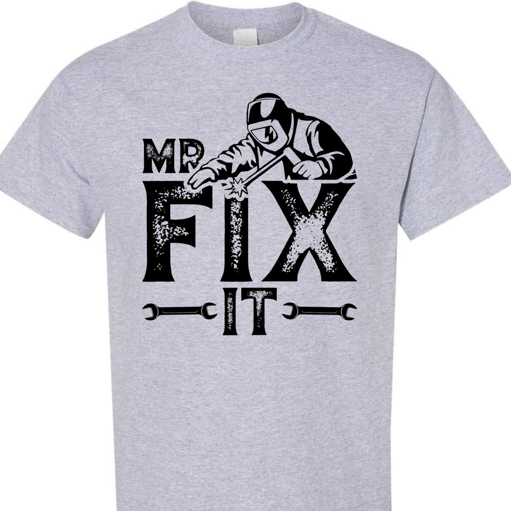 Mr Fix It Shirt, Funny Mechanic Tee for Dad and Husband