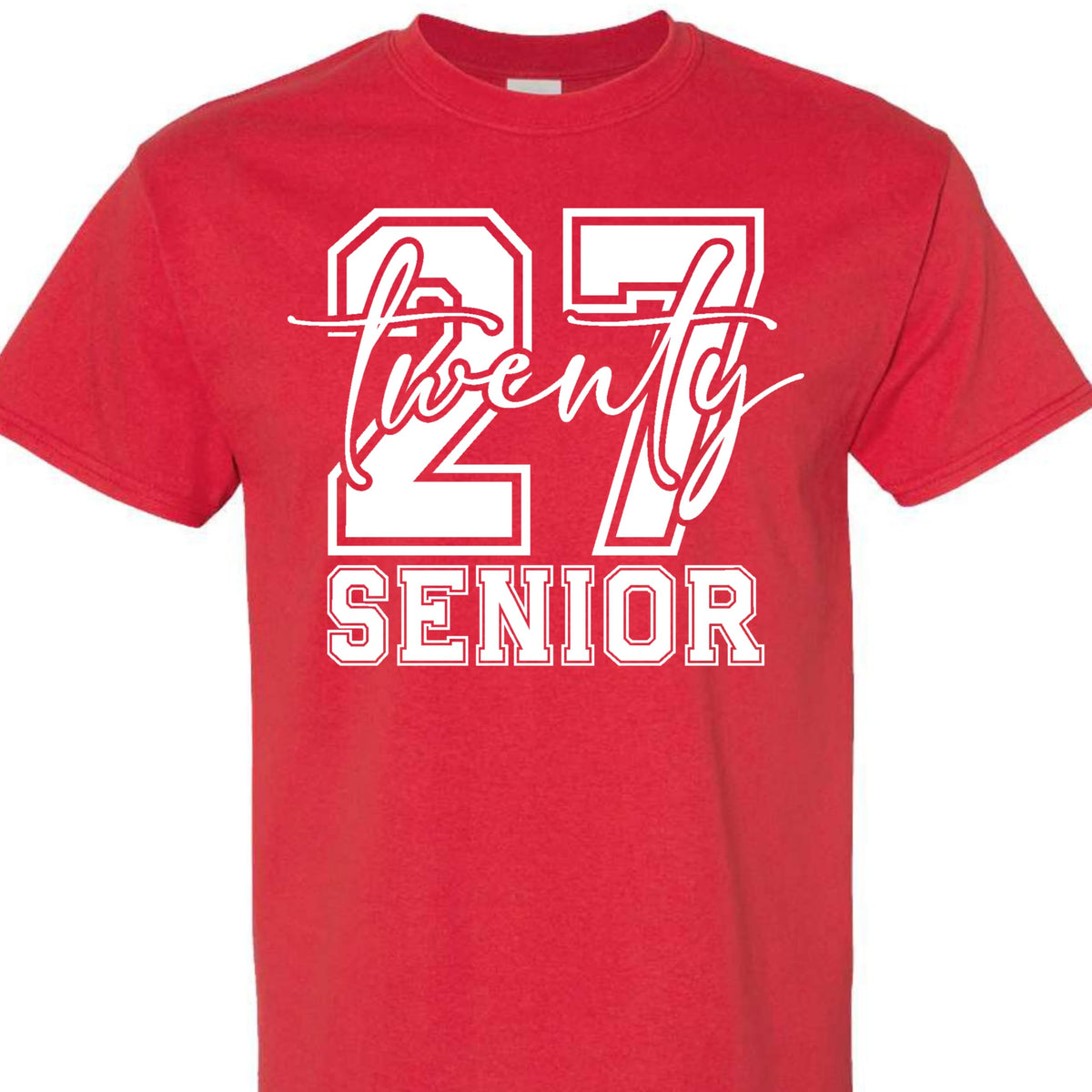 World and Space Senior 2027 T-Shirt for Teen Girls, Class of 2027 Graduation Tee, Trendy Senior Year Outfit