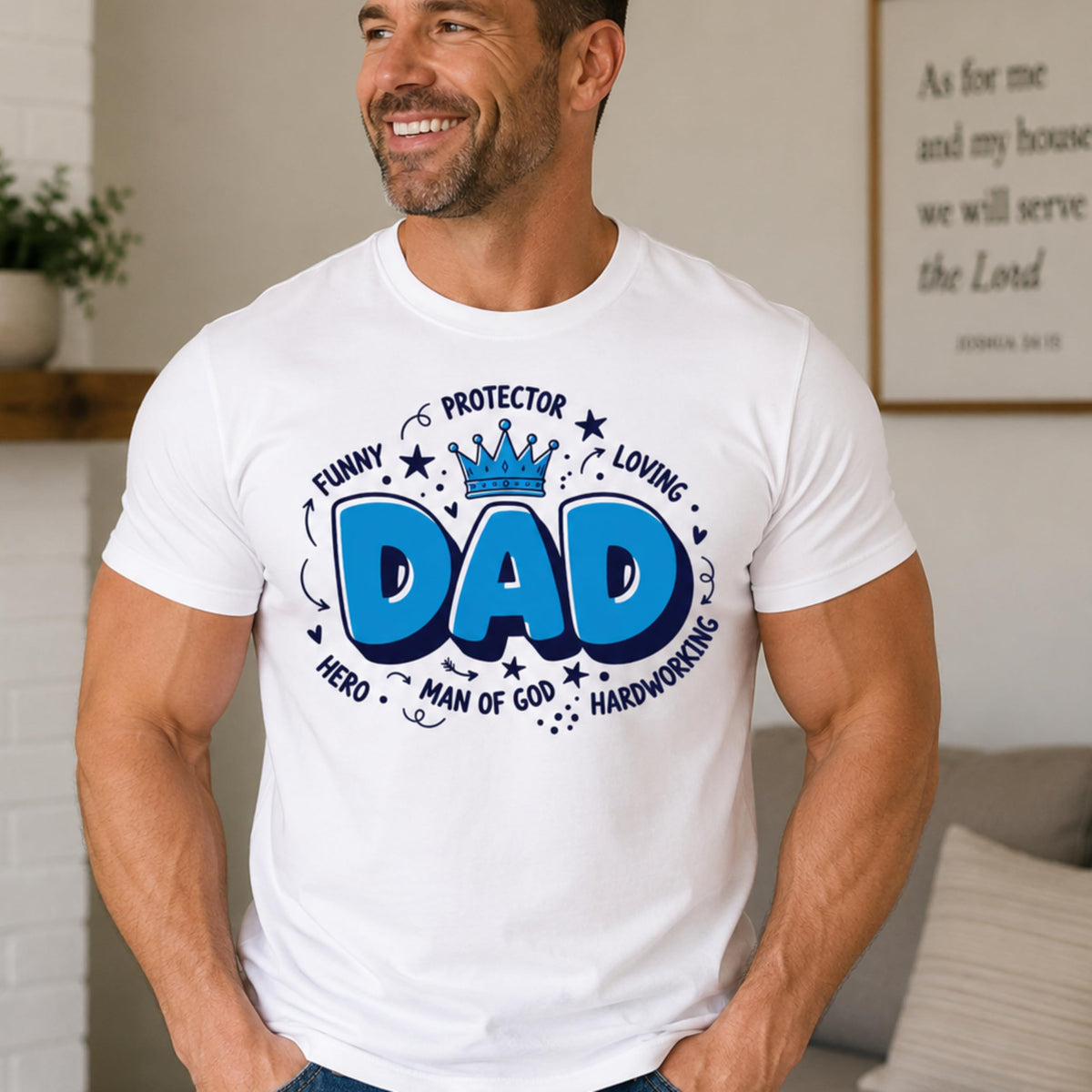 Dad Shirt Funny Graphic Tee for Men, T-Shirt