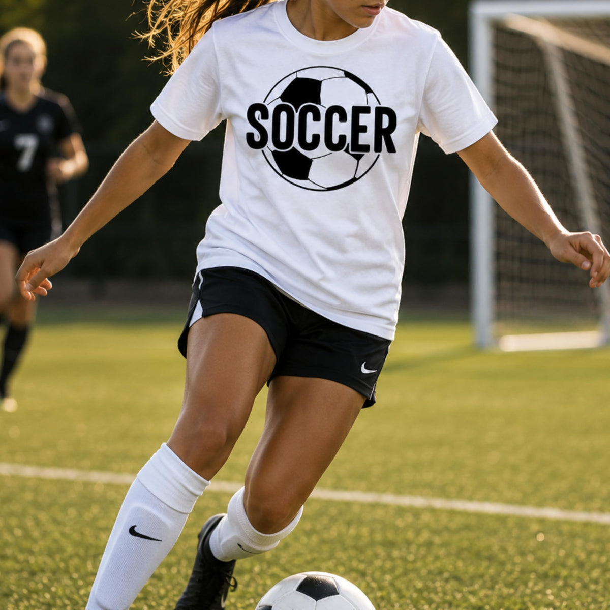 Funny Soccer Player Shirt, Cool Soccer Ball Graphic Tee for Adults