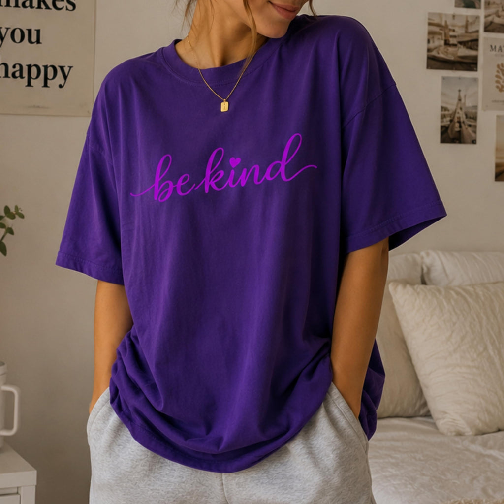 Be Kind Shirt for Women and Men, Inspirational Graphic Tee, Positive Quote, Aesthetic Kindness, Mental Health Awareness