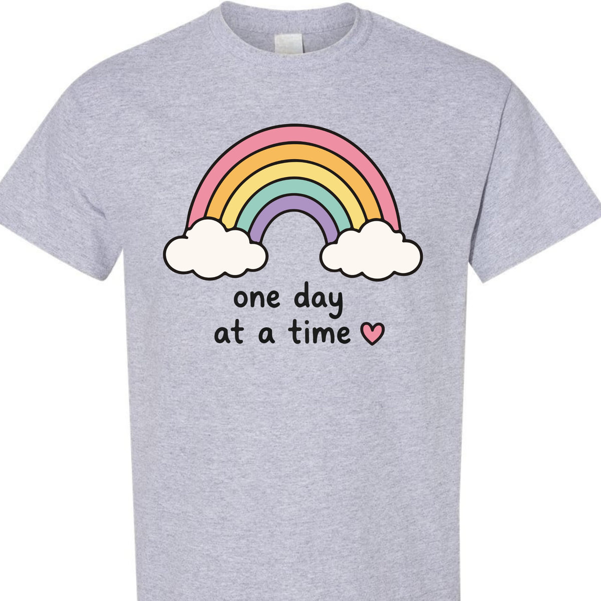 Women's Graphic Rainbow Casual Short Sleeve T-Shirt