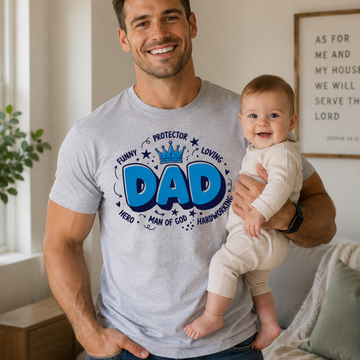 Dad Shirt Funny Graphic Tee for Men, T-Shirt