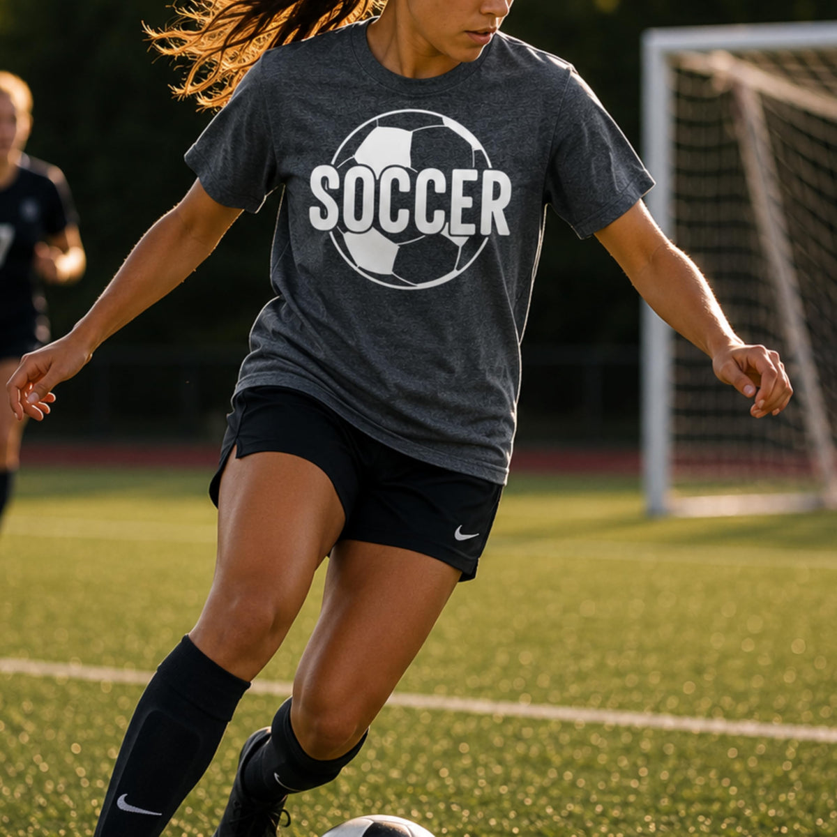 Funny Soccer Player Shirt, Cool Soccer Ball Graphic Tee for Adults