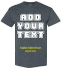 Custom T-Shirt Add Your Text Personalized Tshirt Adult Men Women%100 Cotton Tee