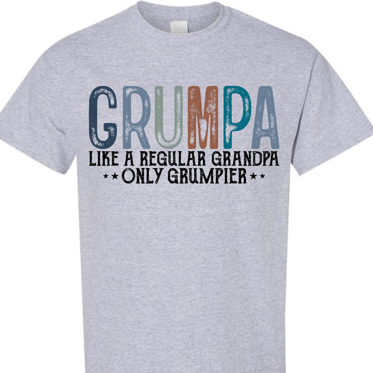 Grumpa Like a Regular Grandpa Only Grumpier Graphic T-Shirt