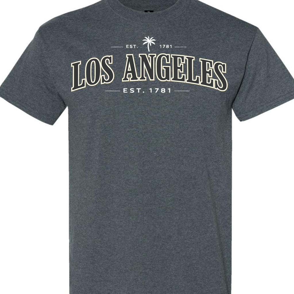 Los Angeles Vintage EST 1781 Graphic T-Shirt, Classic California LA Tee for Men, Women, and Teens