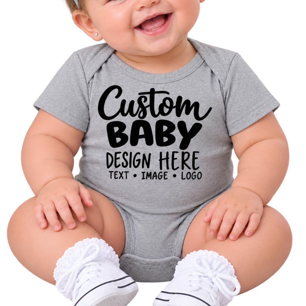 World and Space Custom Personalized Baby Bodysuit for Boys & Girls
