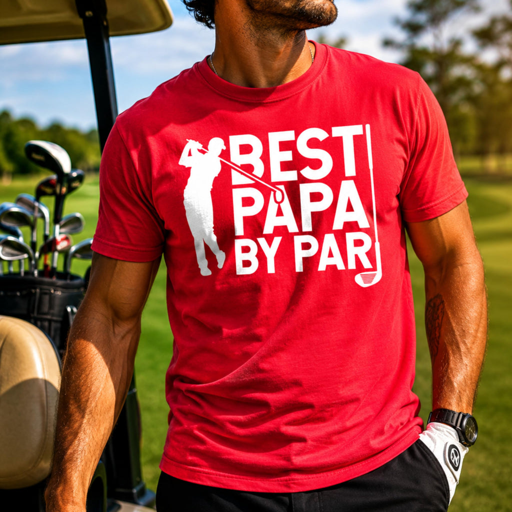 Golf Dad Graphic Tee, Funny Golfing Shirt for Men, Casual Fathers Day Outfit