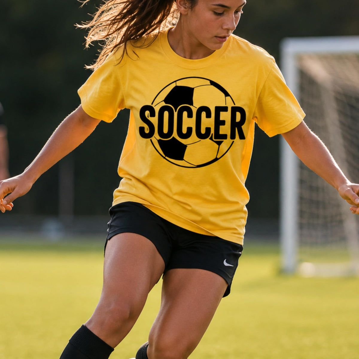 Funny Soccer Player Shirt, Cool Soccer Ball Graphic Tee for Adults